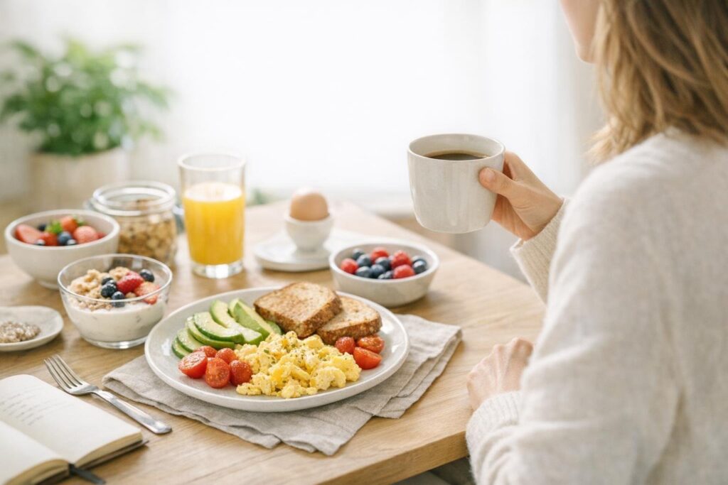 breakfast table