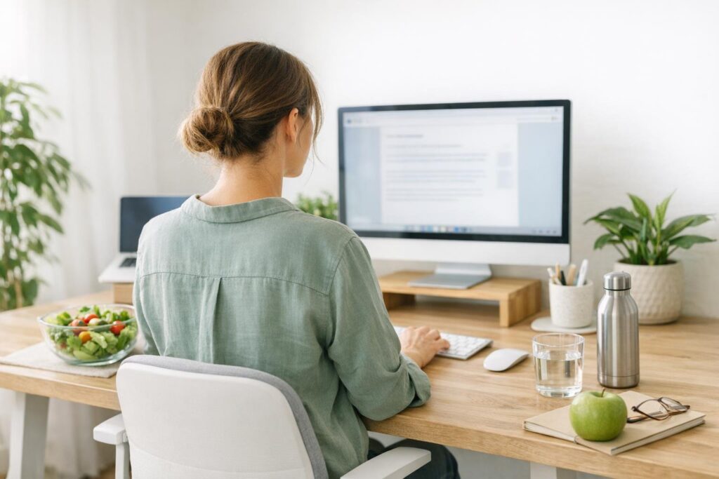 desk posture