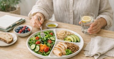 healthy food plate