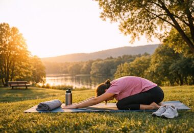 lower back stretch
