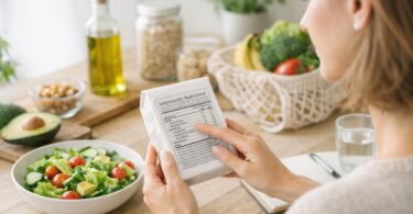 nutrition label