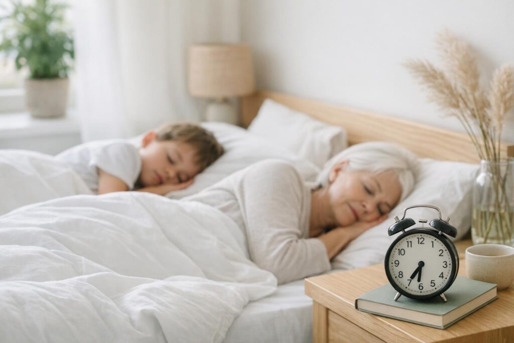 sleeping bed