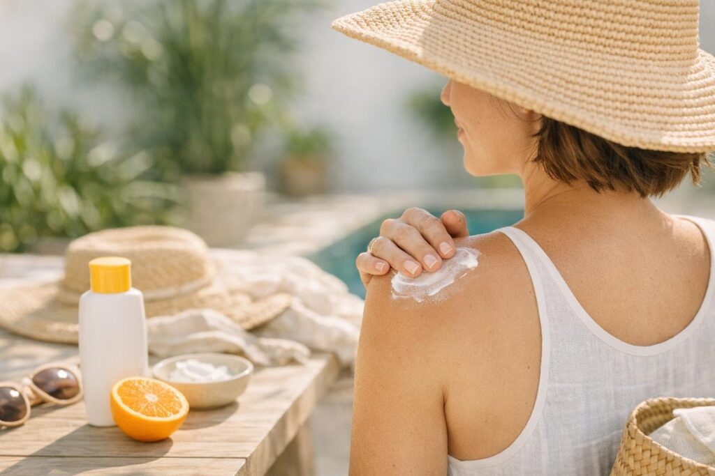 sunscreen skin