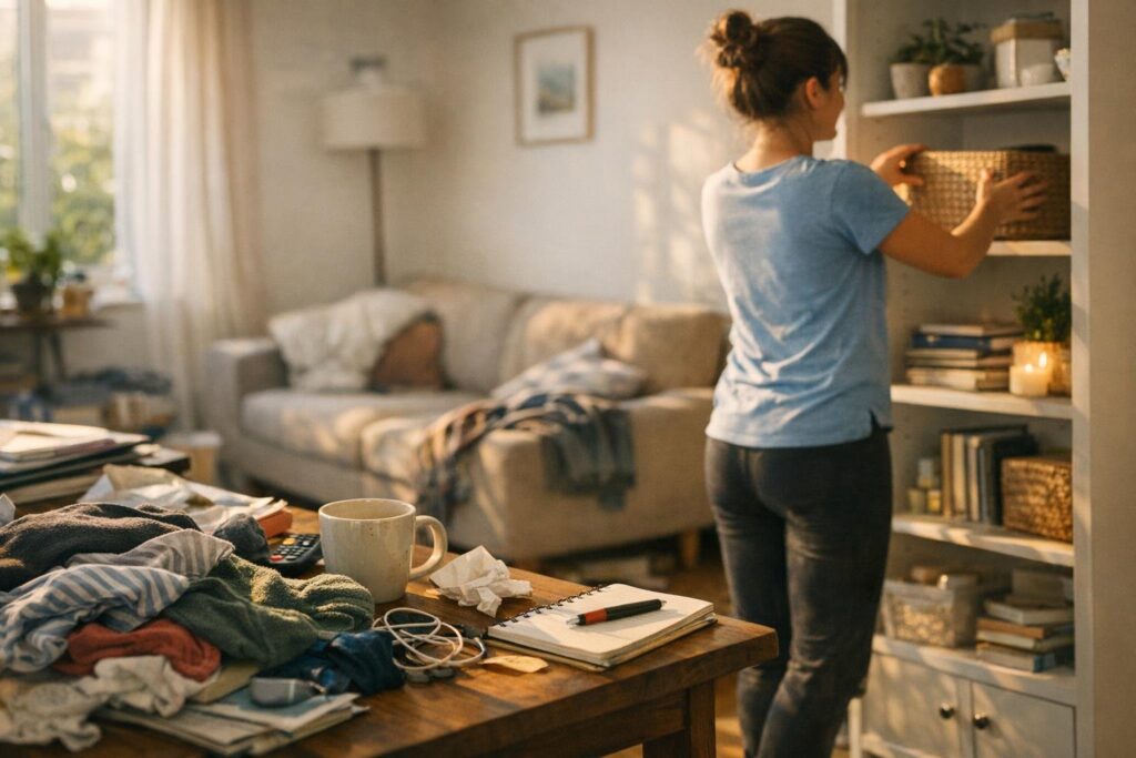 tidy room