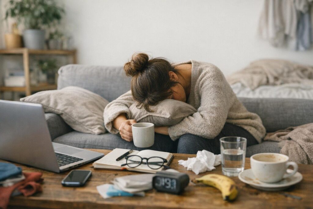tired morning
