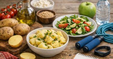 boiled potatoes
