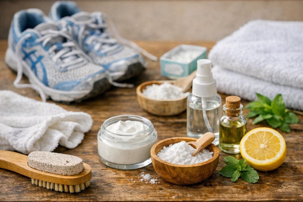 feet care clean