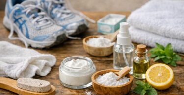 feet care clean